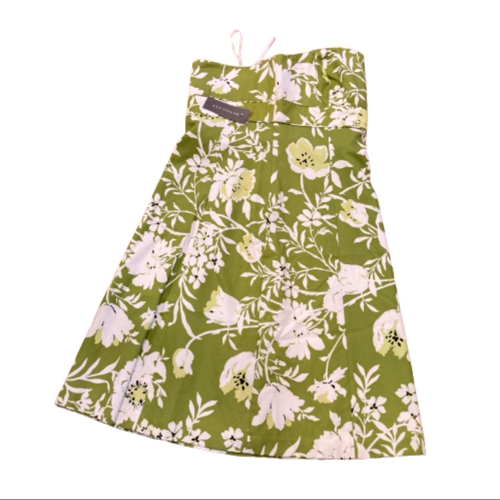 NWT Ann Taylor strapless floral dress